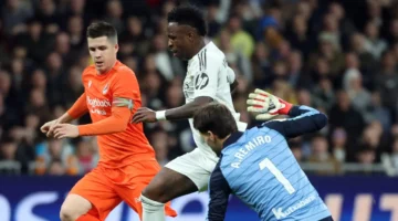 اتهام بالتمثيل.. لقطة فينيسيوس جونيور تثير الجدل في مباراة ريال مدريد وسوسييداد